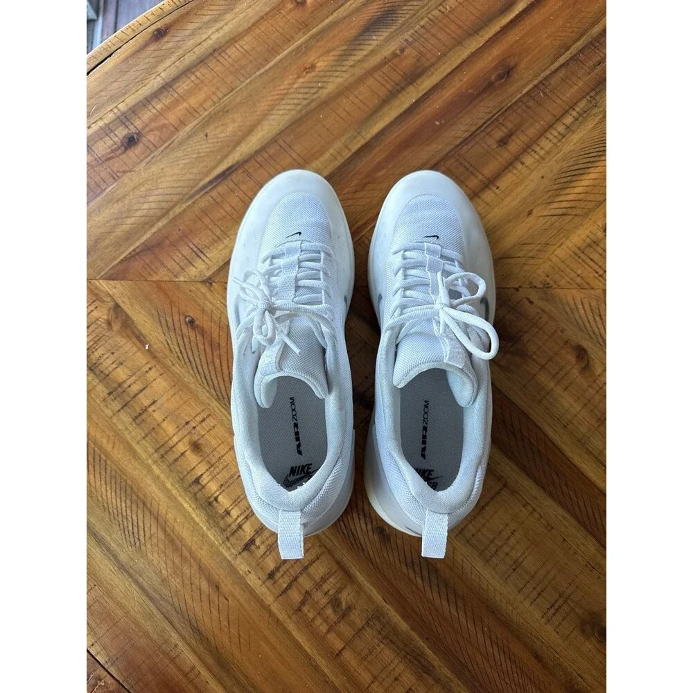 Nike SB Zoom Nyjah 4 Skate Shoes Men’s 10.5 White White Skateboarding Streetwear